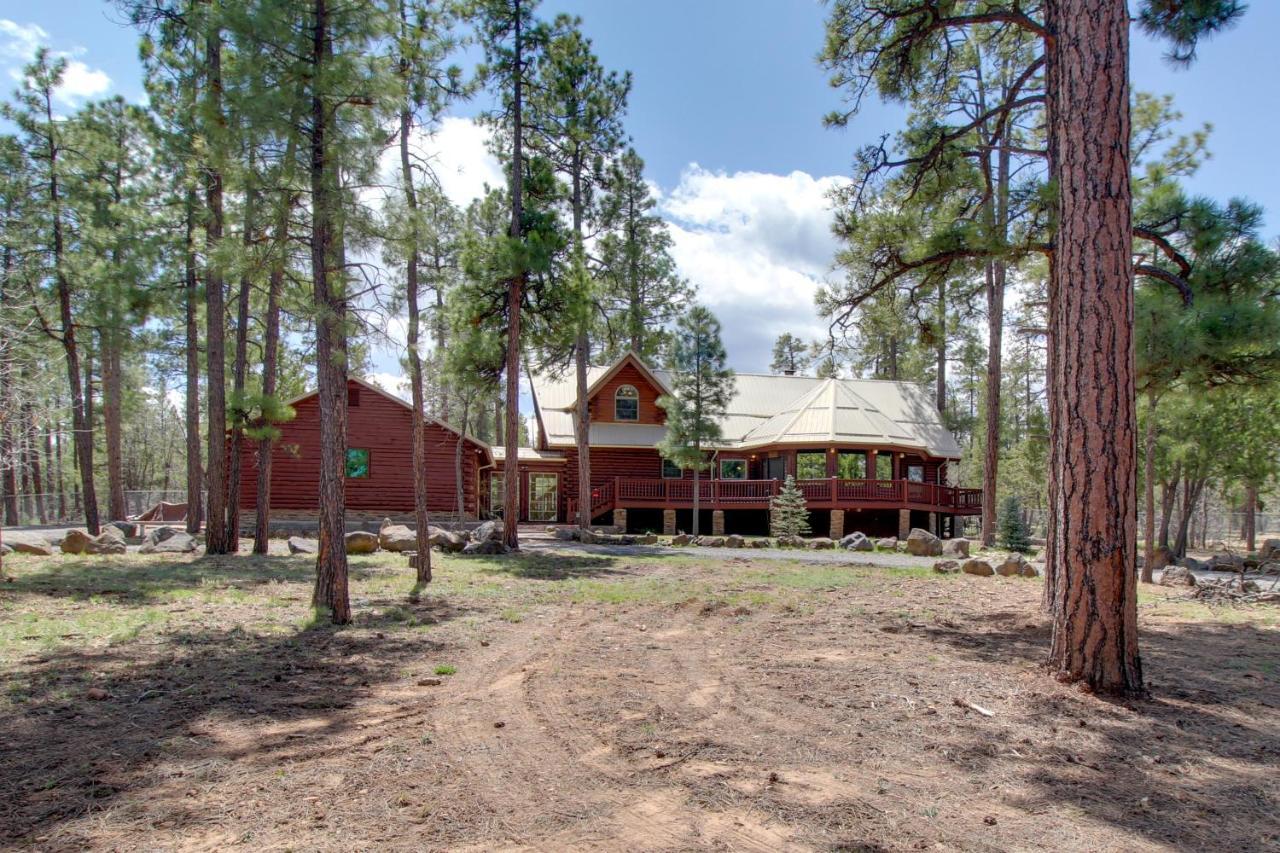 Lakeside Cabin On 2 Acres With Fire Pit And Hot Tub! Pinetop-Lakeside Exteriér fotografie