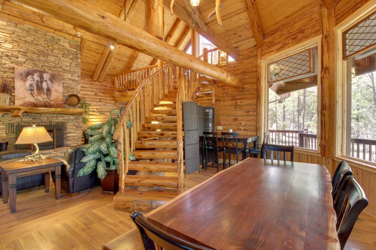 Lakeside Cabin On 2 Acres With Fire Pit And Hot Tub! Pinetop-Lakeside Exteriér fotografie
