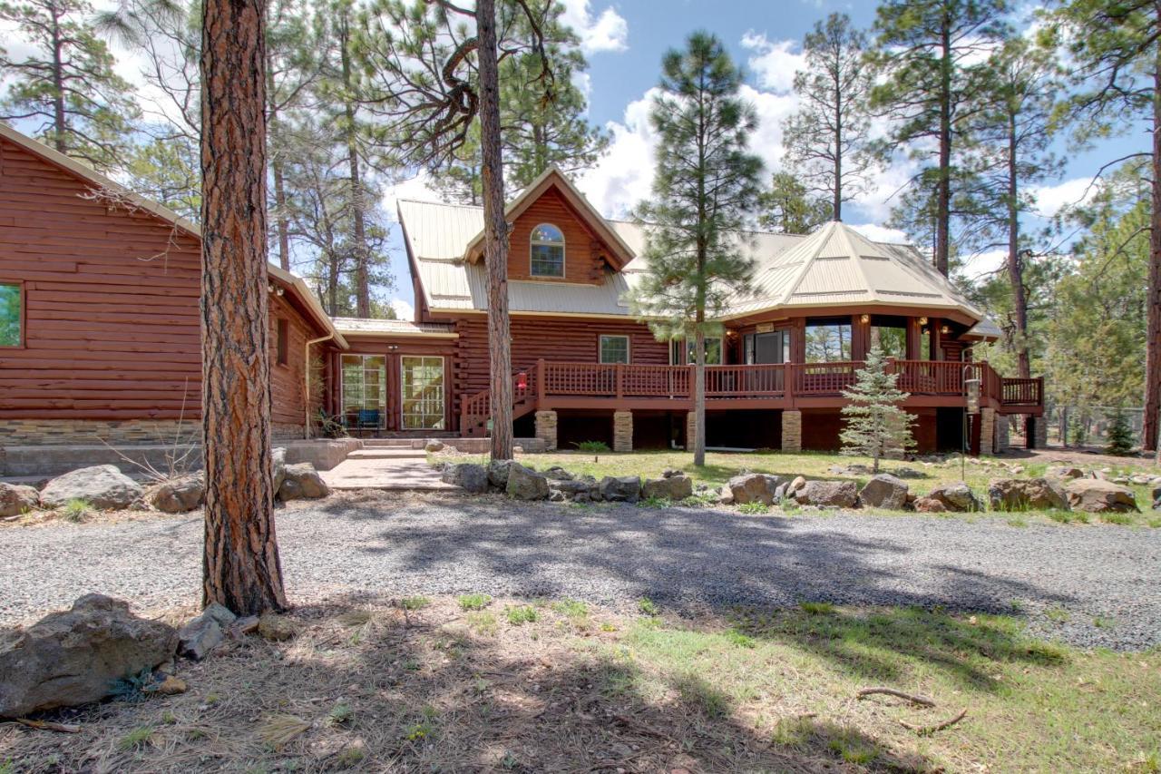 Lakeside Cabin On 2 Acres With Fire Pit And Hot Tub! Pinetop-Lakeside Exteriér fotografie